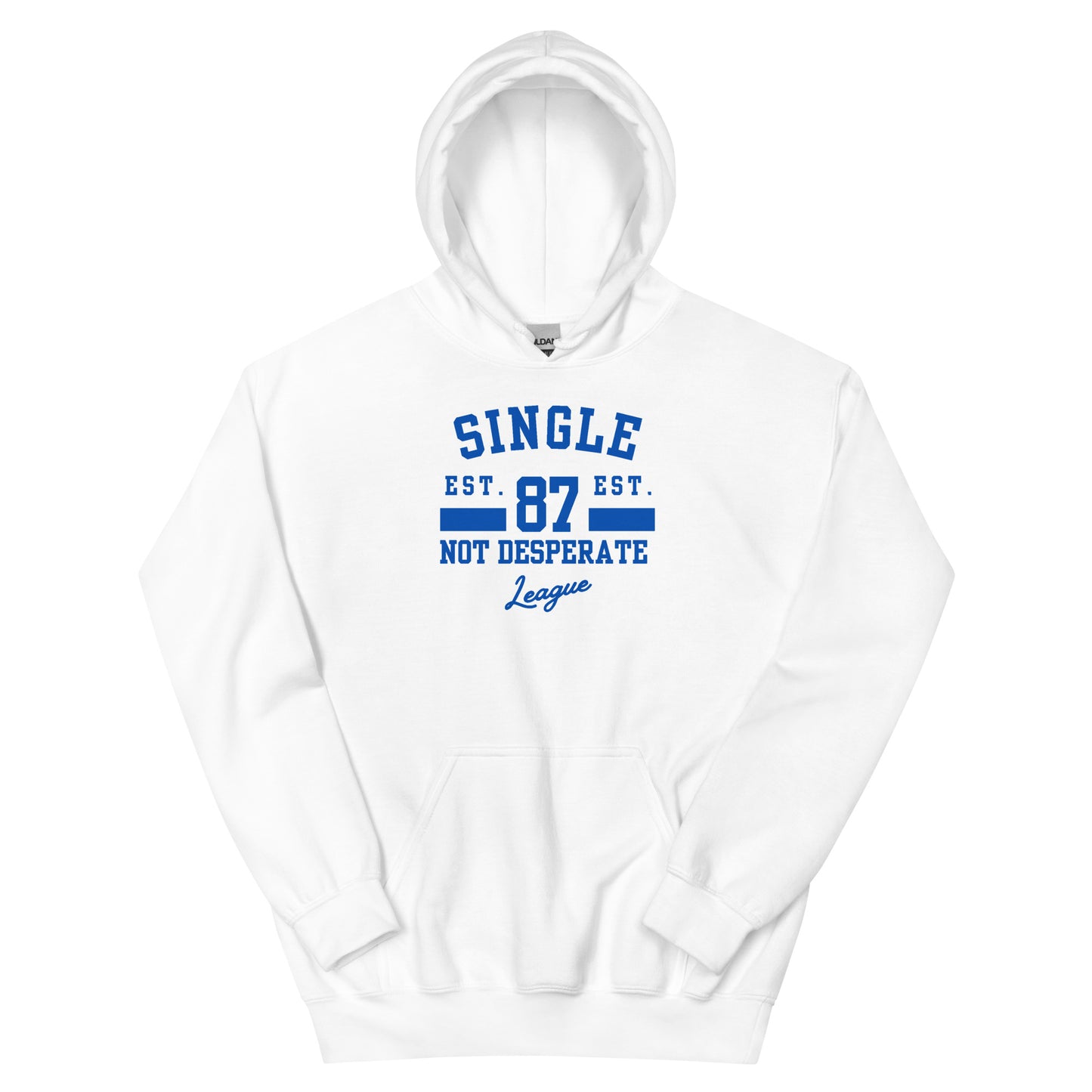 "Single Not Desperate" Unisex Premium Hoodie